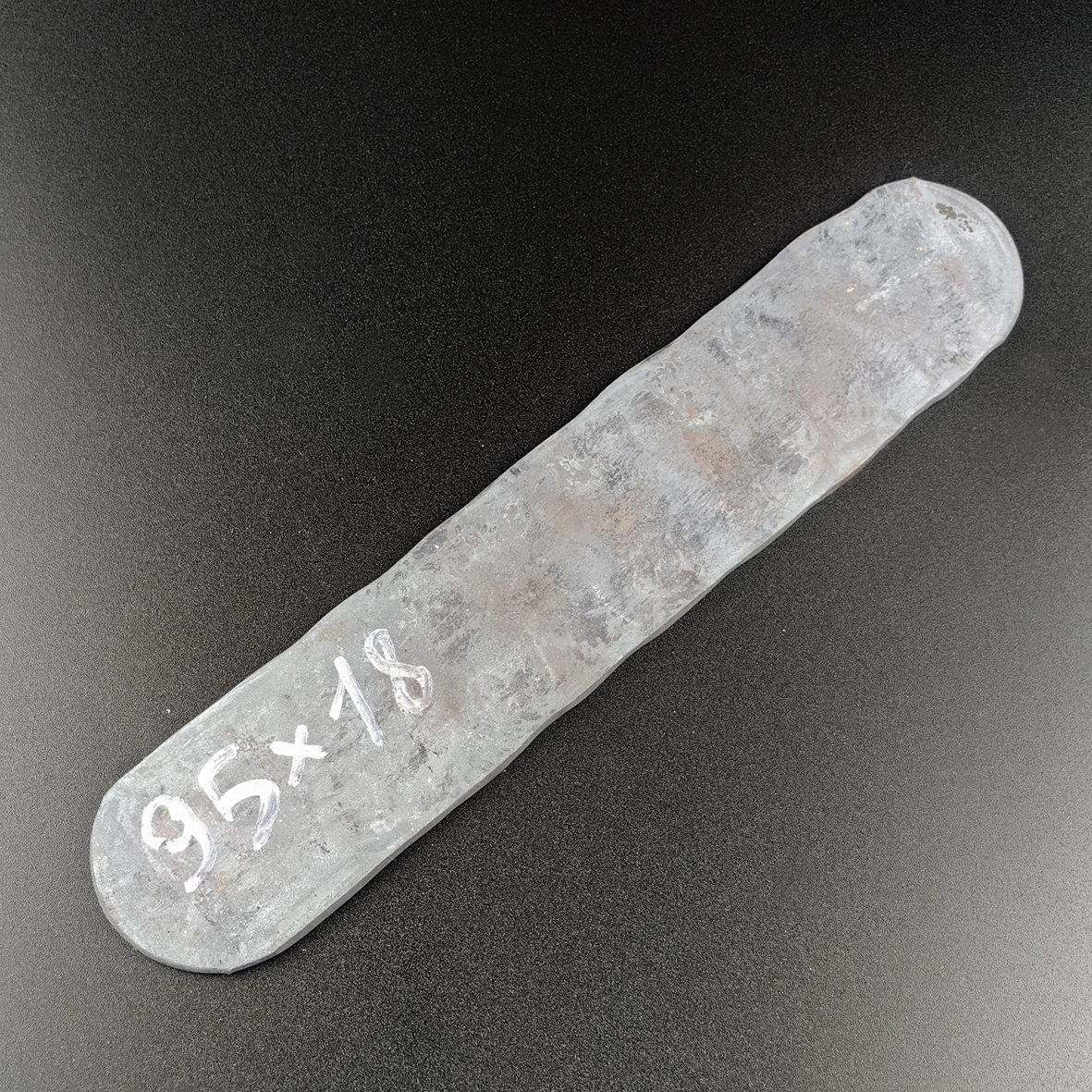Кованая заготовка из 95Х18, 200х40х4мм