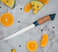Филейный нож из стали Х12МФ Филейный нож из стали Х12МФ купить на сайте koval-knife.shop
