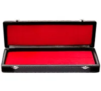 Шкатулка для ножа из массива дуба и кожи