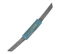 Нож Танто с двойным клинком из дамасской стали